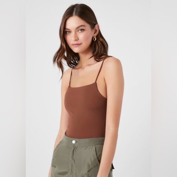 Forever 21 Contour Cami Bodysuit 🤎 - NWT - Picture 2 of 5